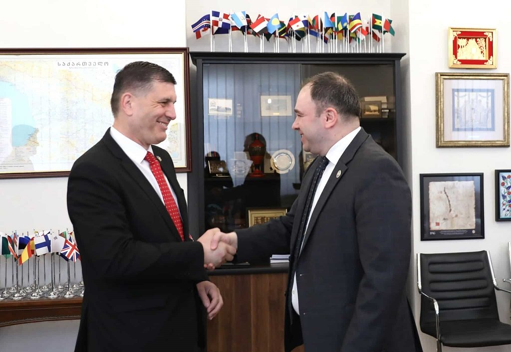Foreign Relations Committee Chair meets MEP Branislav Ondrus