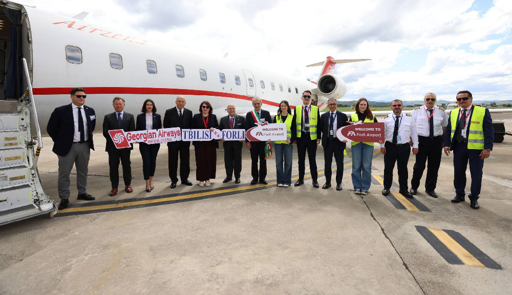 Forli Hava Limanında "Georgian Airways"in Tbilisi-Forli reysinin açılış tədbiri keçirilib