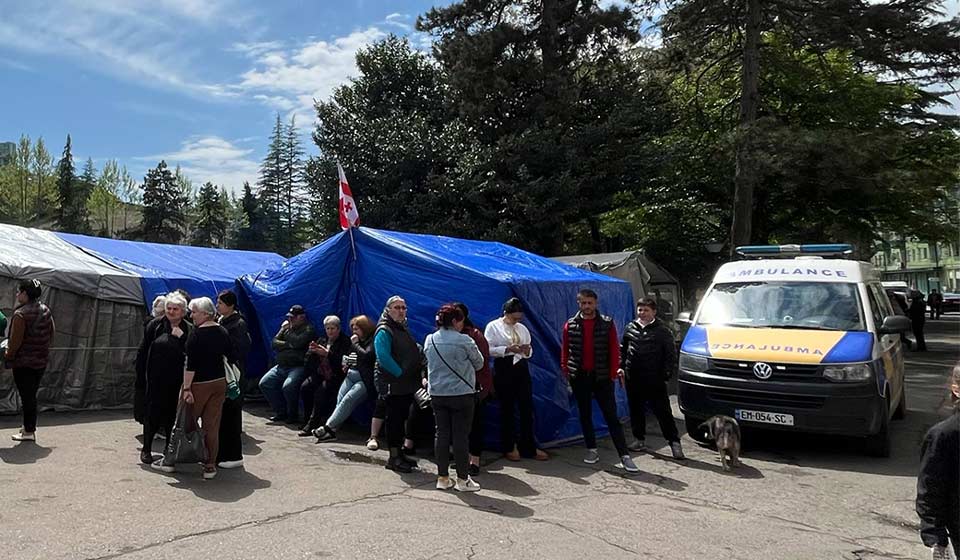 Tensions escalate in Chiatura as miner protest turns confrontational