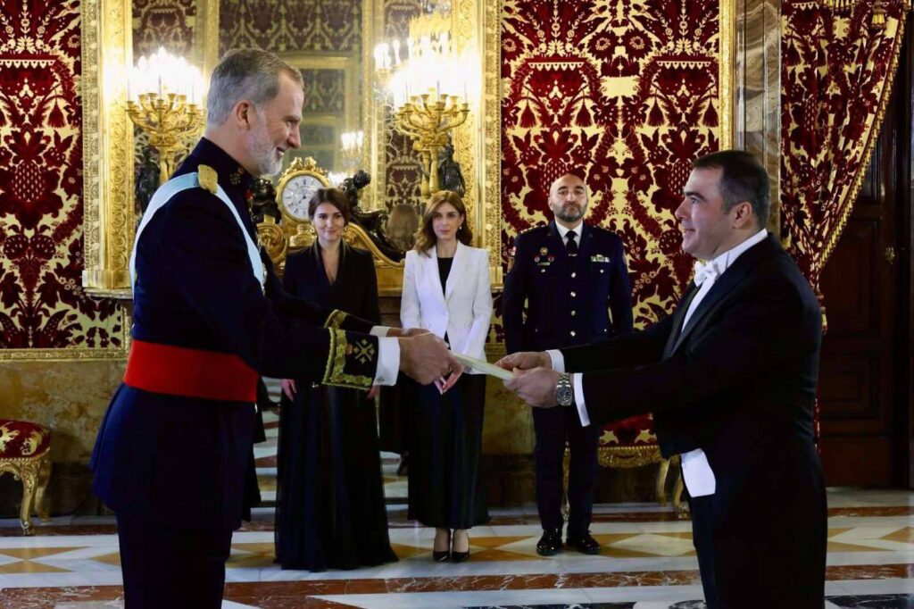 Georgian Ambassador to Spain presents credentials to King Felipe VI