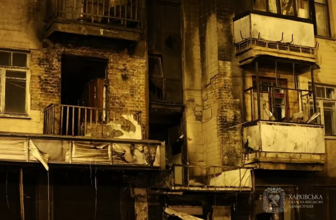 Россия атаковала беспилотниками Харьков, пострадали 46 человек