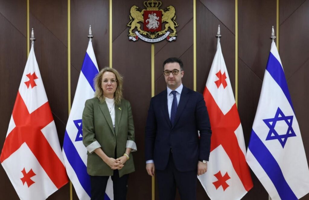 Davit Sonğulaşvili İsrailin Gürcüstandakı səfiri Hadas Meitsad ilə görüşüb
