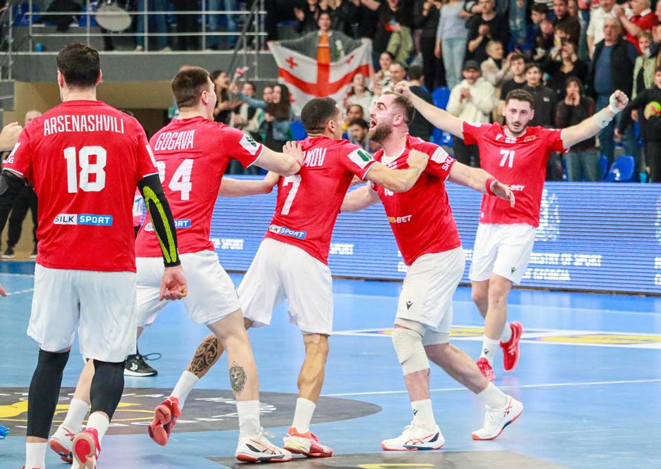 Georgian handball team qualifies for European Championship for second consecutive time #1TVSPORT