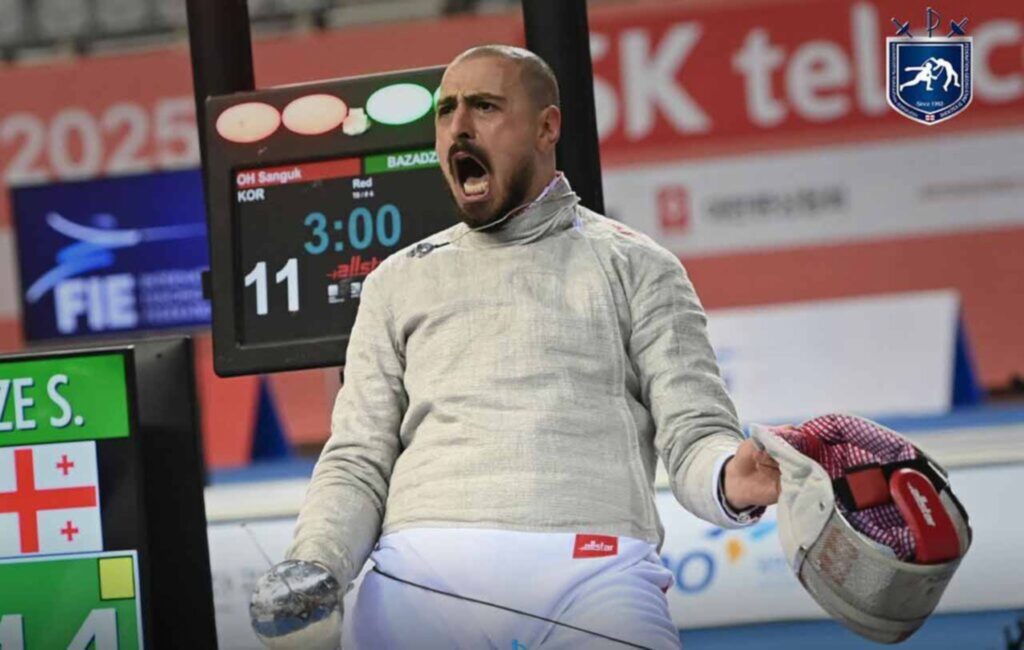 Фехтование | Сандро Базадзе — победитель чемпионата мира в Мадриде