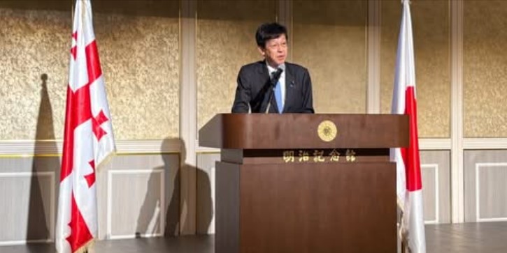 Japan's Parliamentary Vice-Minister for Foreign Affairs attends Georgia’s Independence Day reception