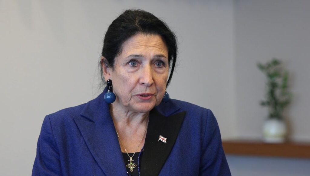 Ex-president Zourabichvili to be walking among people, "focused on their mood, unfazed by ruling elite"
