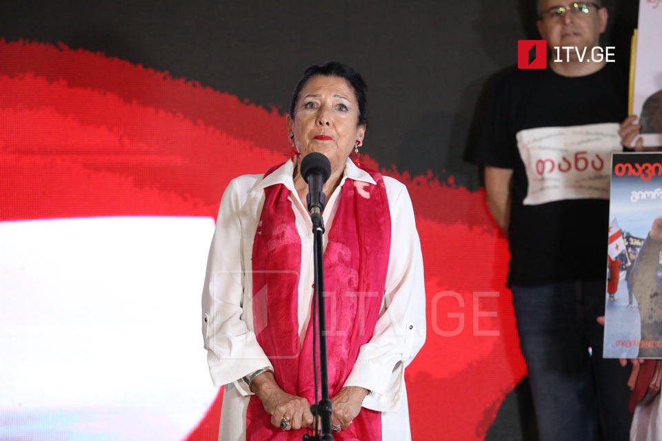 Opposition parties and civil activists respond to Zourabichvili’s Independence Day election remarks