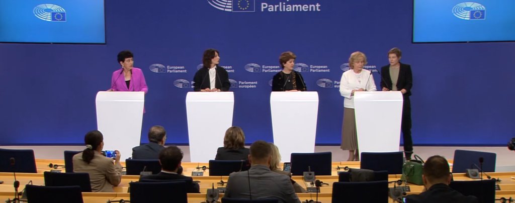 Heads of NGOs hold press conference in European Parliament 