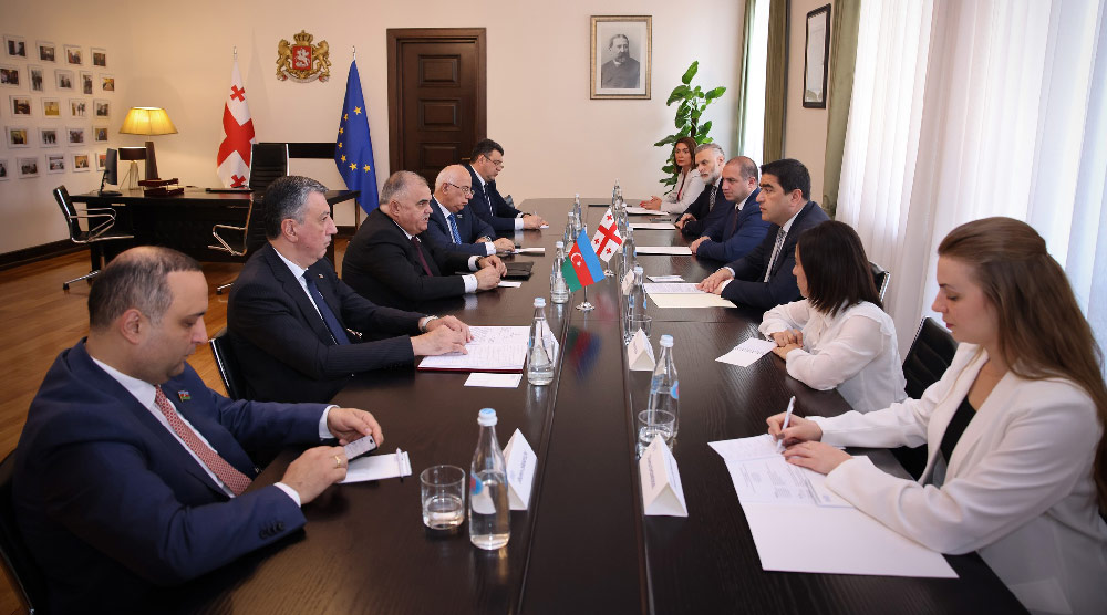 Parliament Speaker hosts Azerbaijani Milli Meclis delegation