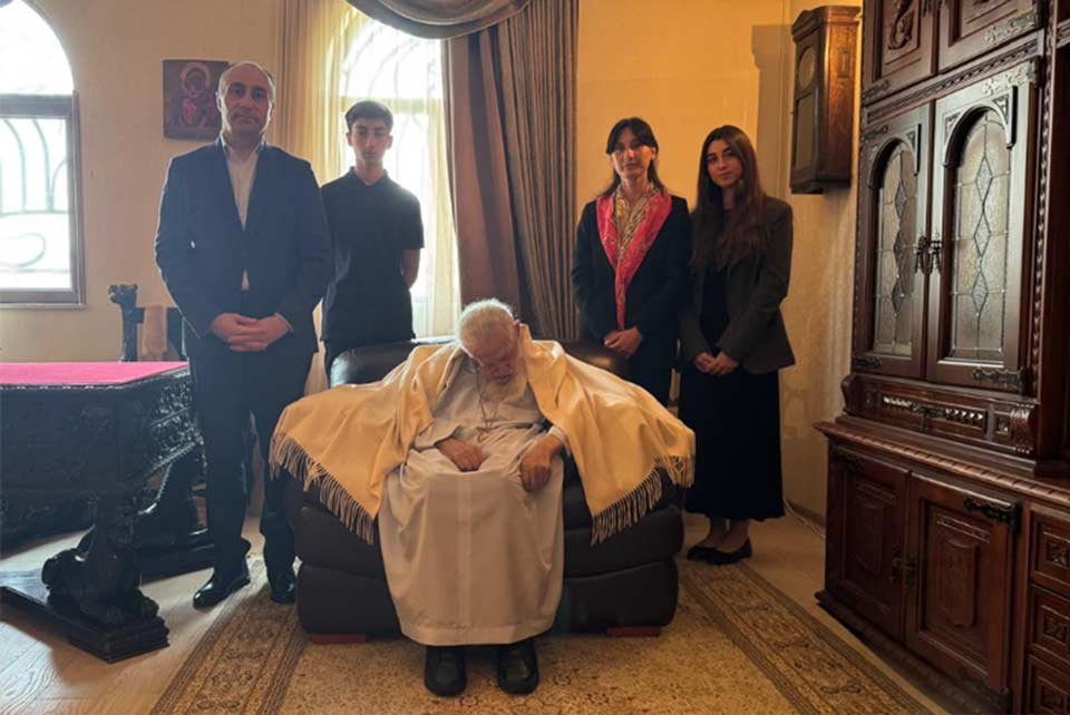 Interior Minister meets Patriarch Ilia II