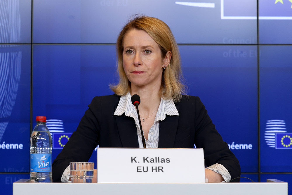 EU's Kaja Kallas states FAC not to address visa liberalisation suspension for Georgia in detail