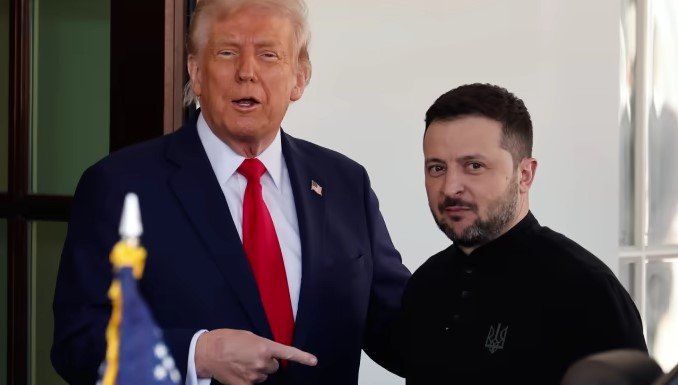 Haaqada Donald Tramp və Volodimir Zelenski arasında görüş keçirilir