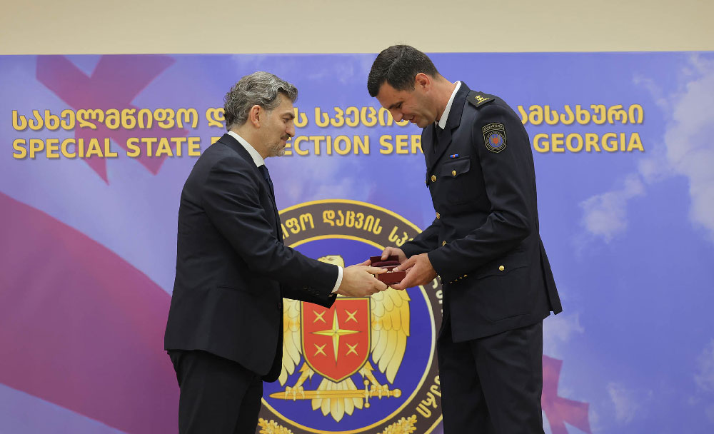 President Kavelashvili awards Special State Protection Service officials on 31st anniversary