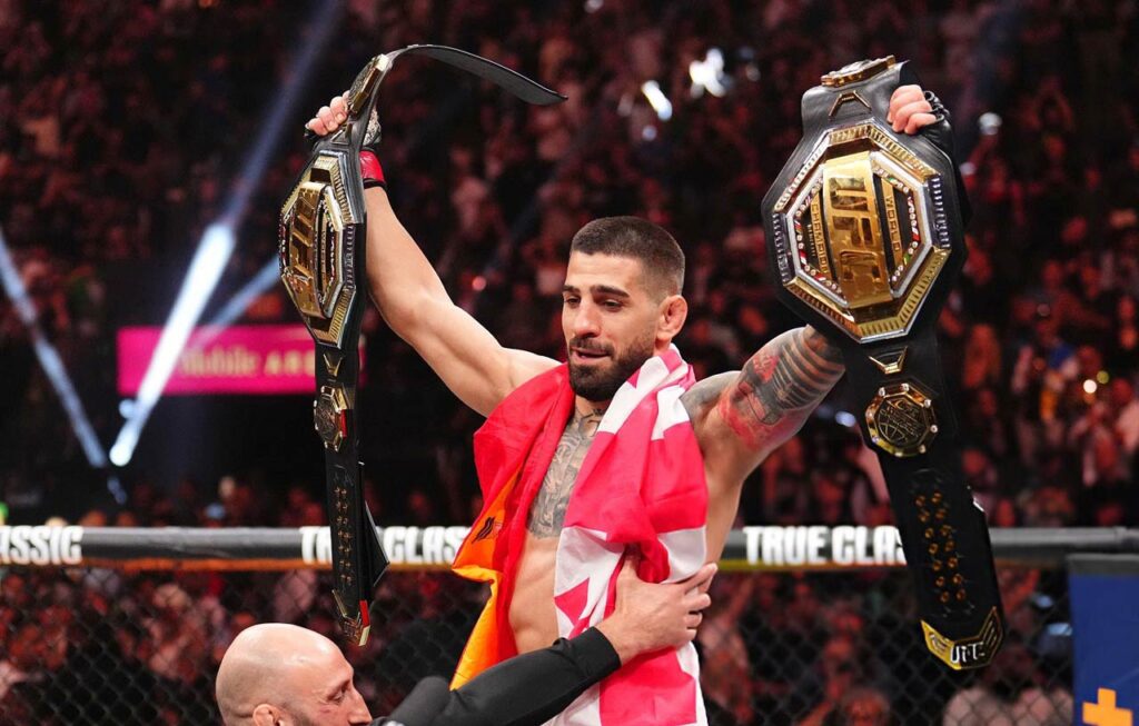 Илья Топурия станет главной фигурой турнира UFC в Белом доме, где он поборется с Джастином Гейджем в бою за пояс чемпиона в легком весе #1TVSPORT