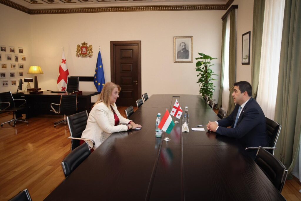 Speaker holds farewell meeting with Hungarian Ambassador