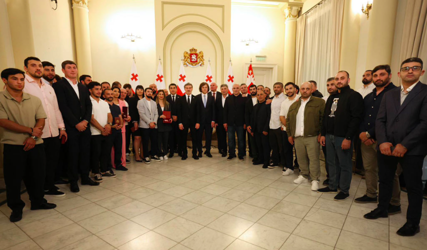 President awards National Judo Team members based on joint nomination by PM and Speaker