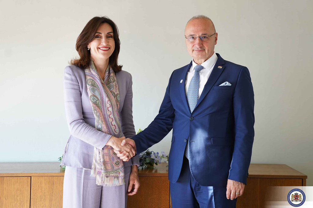 Dubrovnik Forumu çərçivəsində Maka Bocorişvili Xorvatiyanın xarici və Avropa işləri naziri ilə görüşüb