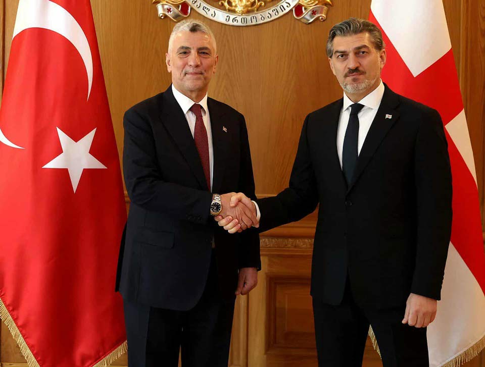 Mixeil Ğavelaşvili Türkiyə Respublikasının ticarət naziri Ömer Bolatla görüşüb