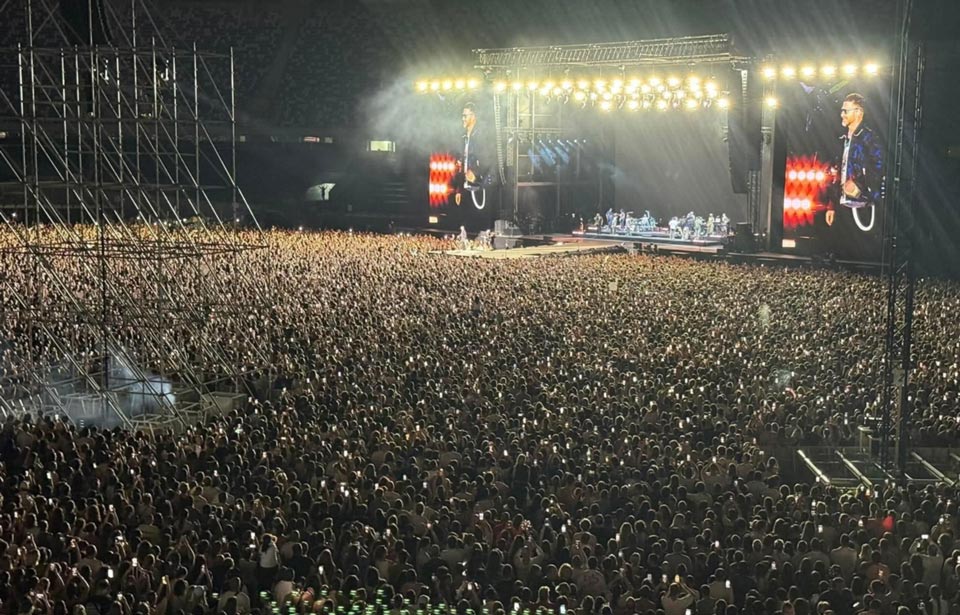 Justin Timberlake performs at Tbilisi Dinamo Arena