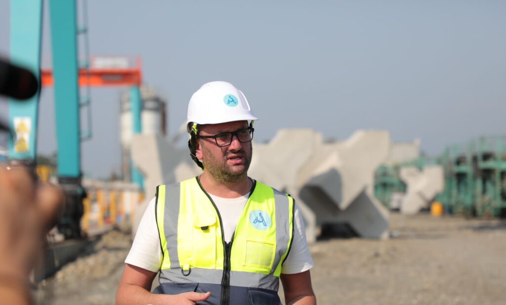 Construction of Anaklia Deep Sea Port infrastructure progressing on schedule, Port Director says