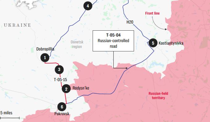 The Telegraph - Падение города Покровска в Донецкой области Украины — вопрос времени