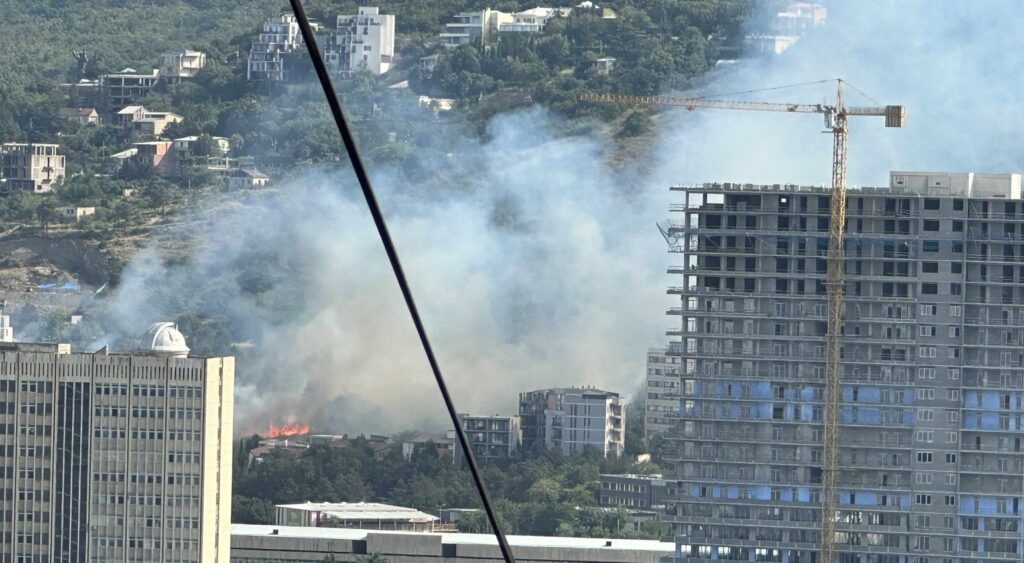 Fire in Bagebi district