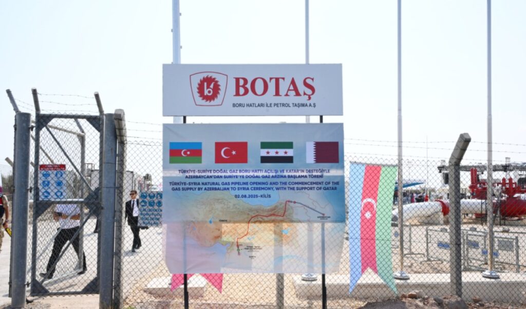 Suriyaya, Türkiyə vasitəsilə, Azərbaycan təbii qazının ixracına başlanılıb