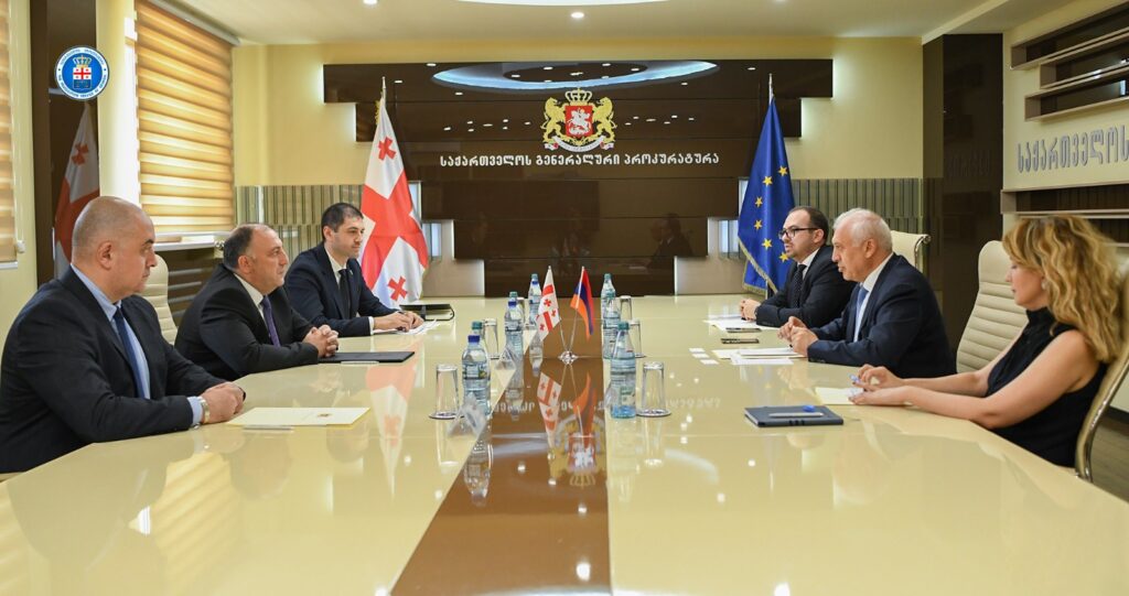 Prosecutor General meets Armenian Ambassador to Georgia