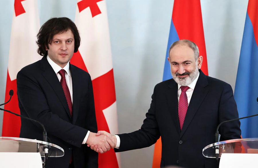 Armenian PM briefs PM Irakli Kobakhidze on Washington talks