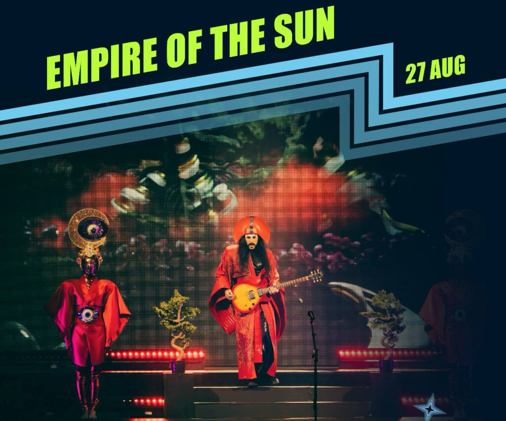 Концерт австралийского музыкального проекта Empire of the Sun состоится сегодня на Front Stage концертной площадки Black Sea Arena