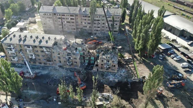 Rusiyanın hücumu nəticəsində Kiyevdə həlak olanların sayı 22-yə yüksəlib