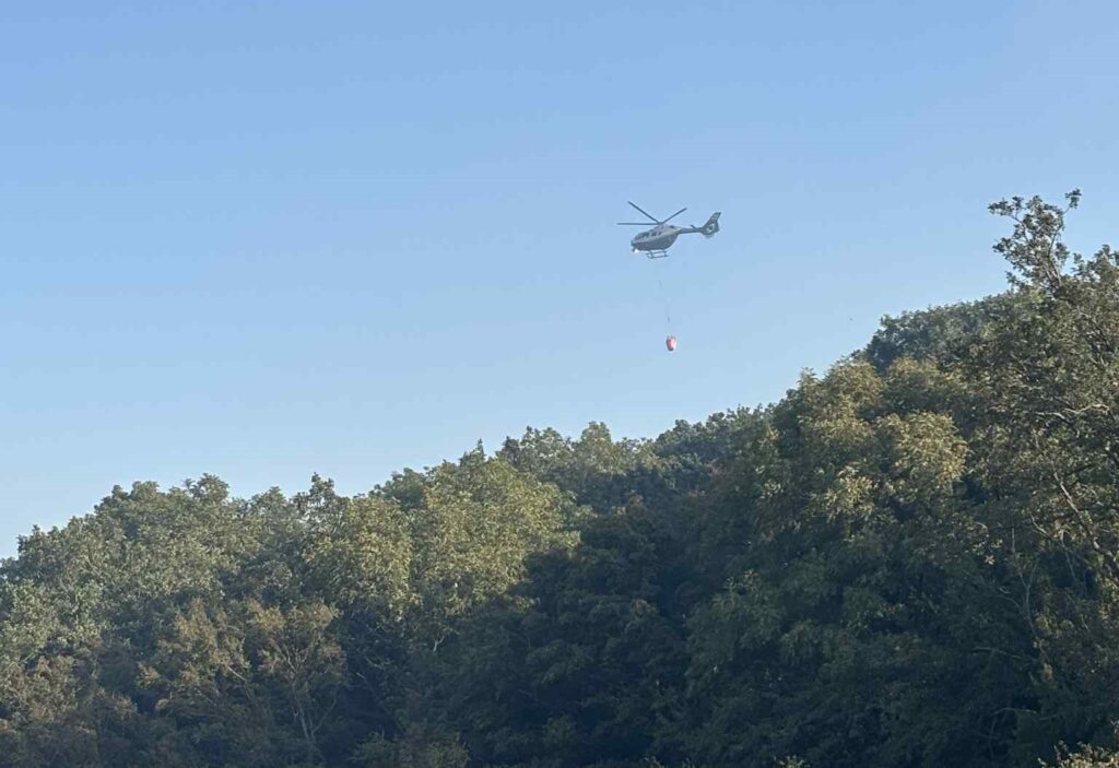 Fire in Avchala, Zahesi territory