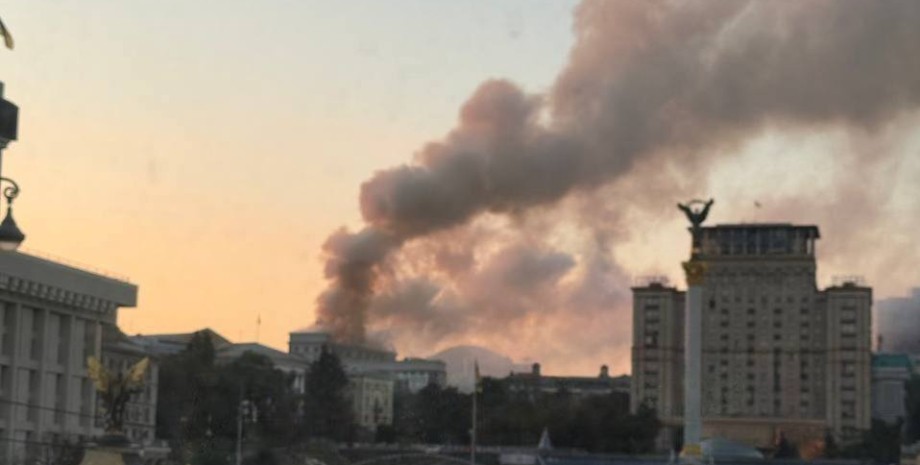 Ukrayna tərəfinin məlumatına görə, Rusiyanın Kiyevə hücumu nəticəsində Ukraynanın paytaxtında Nazirlər Kabinetinin binası yanır