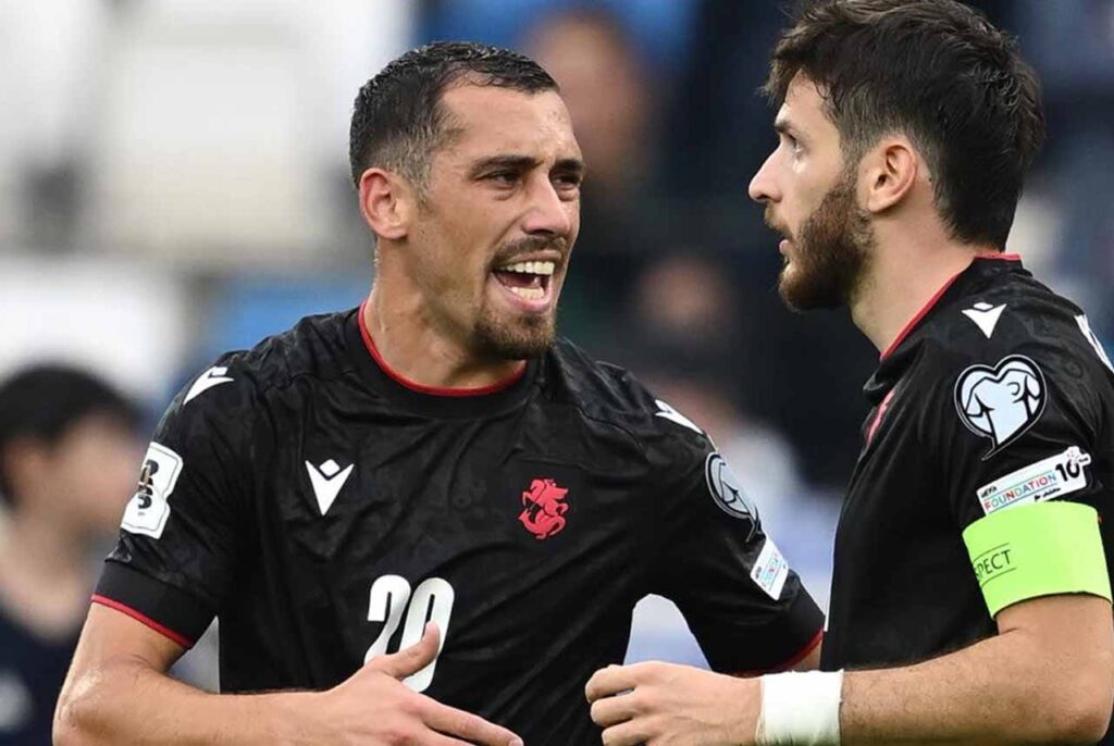 Georgia defeats Bulgaria 3:0 in World Cup qualifier