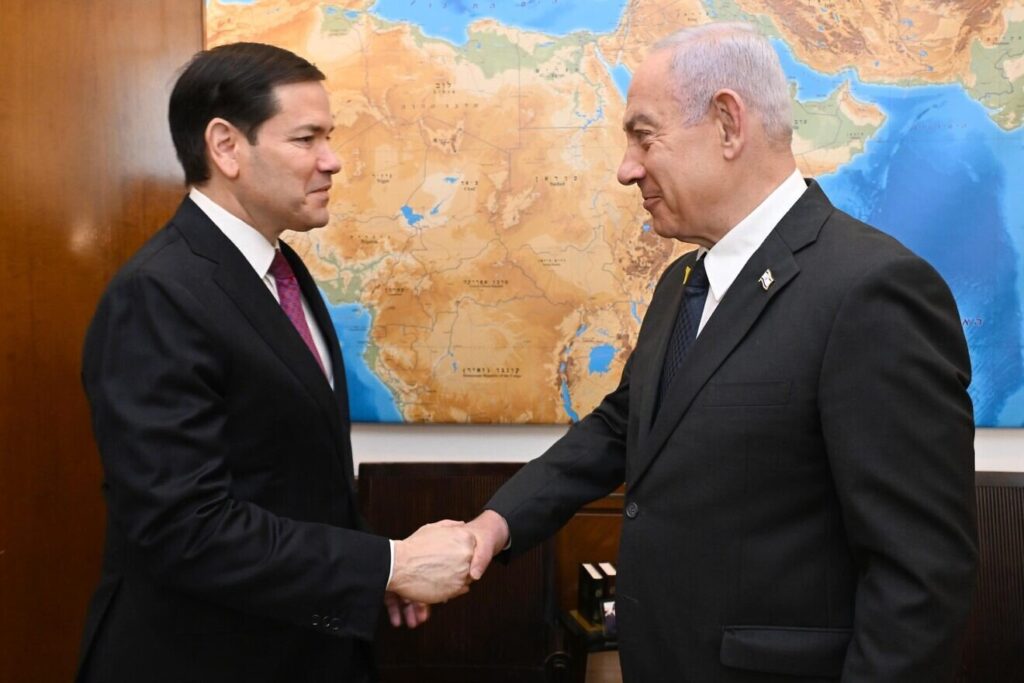 Marko Rubio Yerusəlimdə Benyamin Netanyahu ilə görüşüb