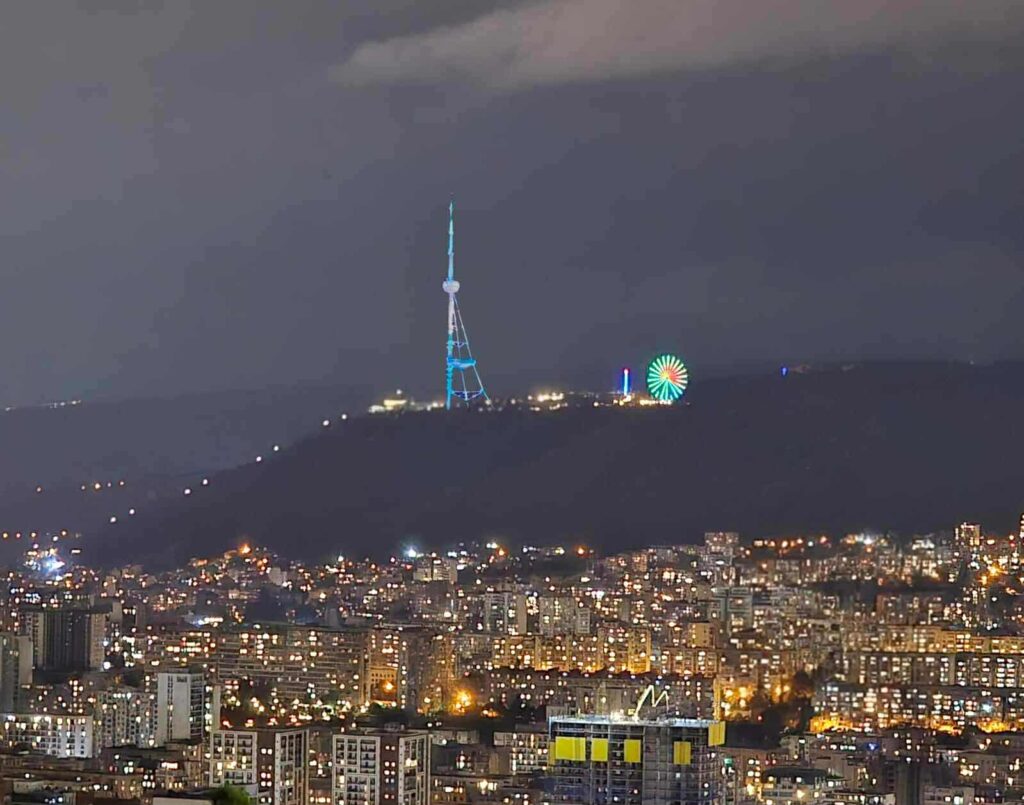 Tbilisi TV Tower illuminated to honour Guatemala Independence Day