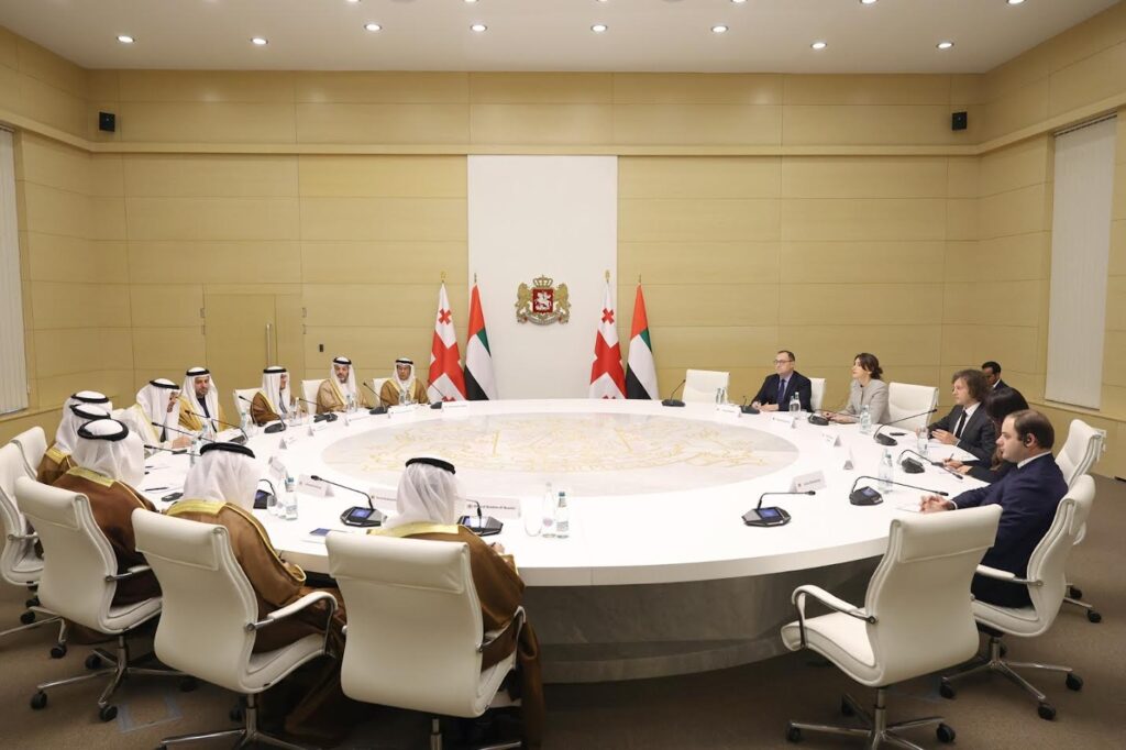 PM Kobakhidze meets UAE President Mohammed bin Zayed Al Nahyan