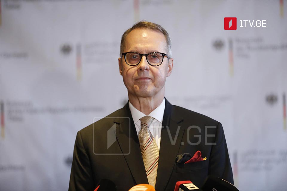 Посол Германии Петер Фишер находится в МИД Грузии