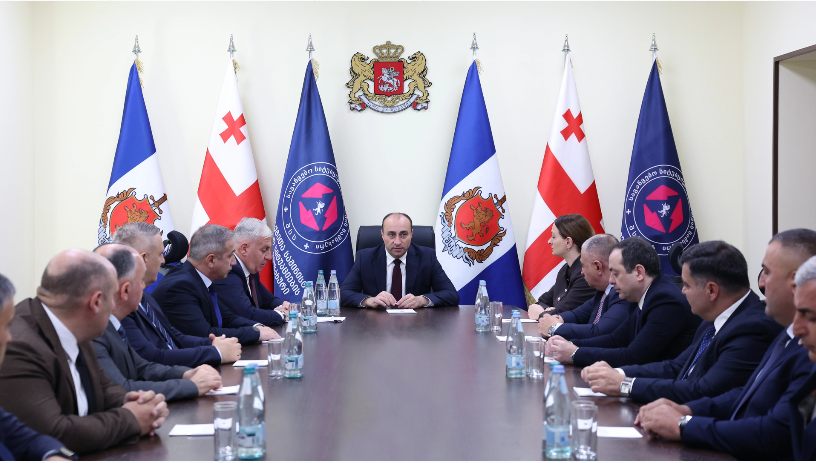 Qeka Qeladze Daxili İşlər Nazirliyinin Fövqəladə Halların İdarə Olunması Xidmətində görüş keçirib