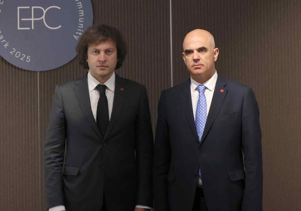 Georgia’s PM meets CoE Secretary General Alain Berset at EPC Summit