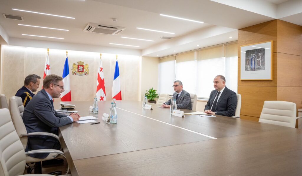 Defence Minister holds introductory meeting with French Ambassador 