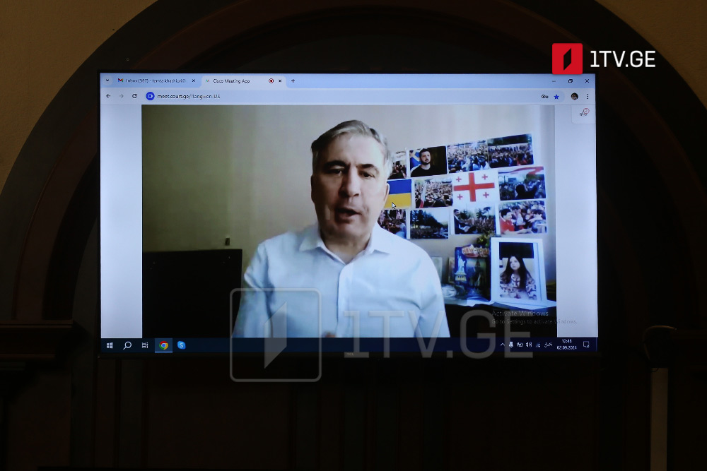 Ex-President Saakashvili warns regime to silence oppositional TV channels while they ignore his social media posts
