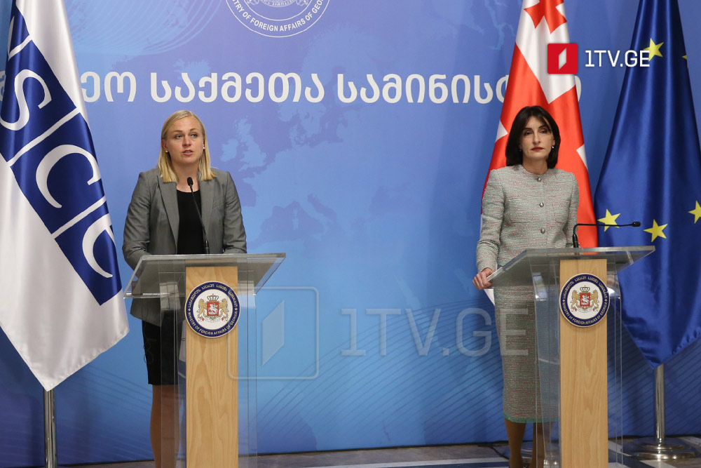 FM Botchorishvili: Cooperation within international organisations remains important for Georgia; we reaffirm our readiness to work within OSCE framework