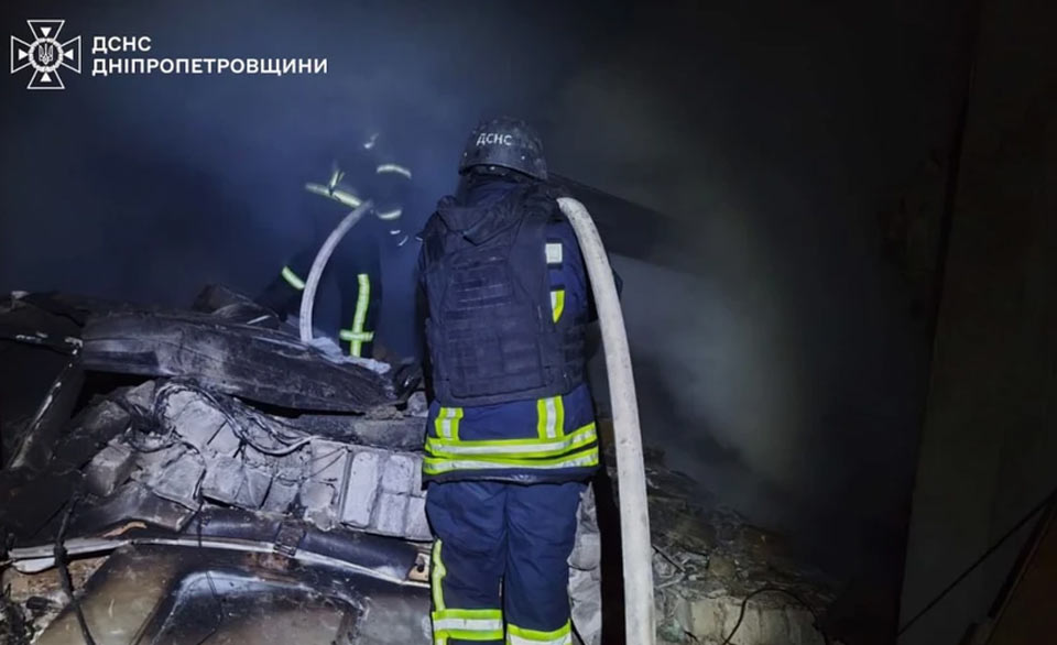 Dnepropetrovsk vilayətinə Rusiyanın hücumu nəticəsində bir nəfər xəsarət alıb, enerji infrastrukturuna zərər dəyib