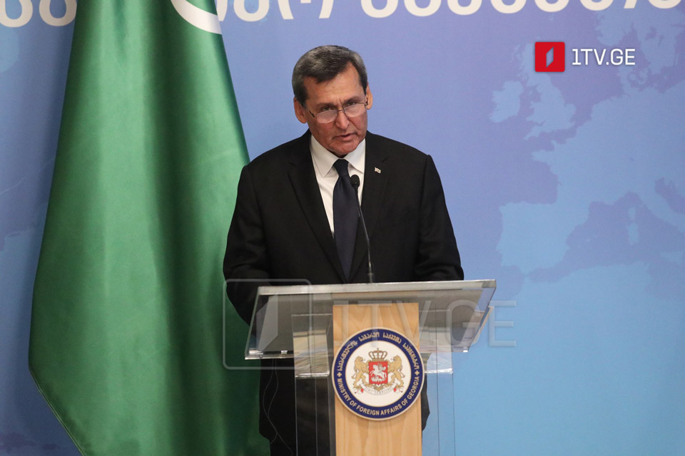 Turkmenistan FM: Georgia-Turkmenistan aspire to intensify economic ties