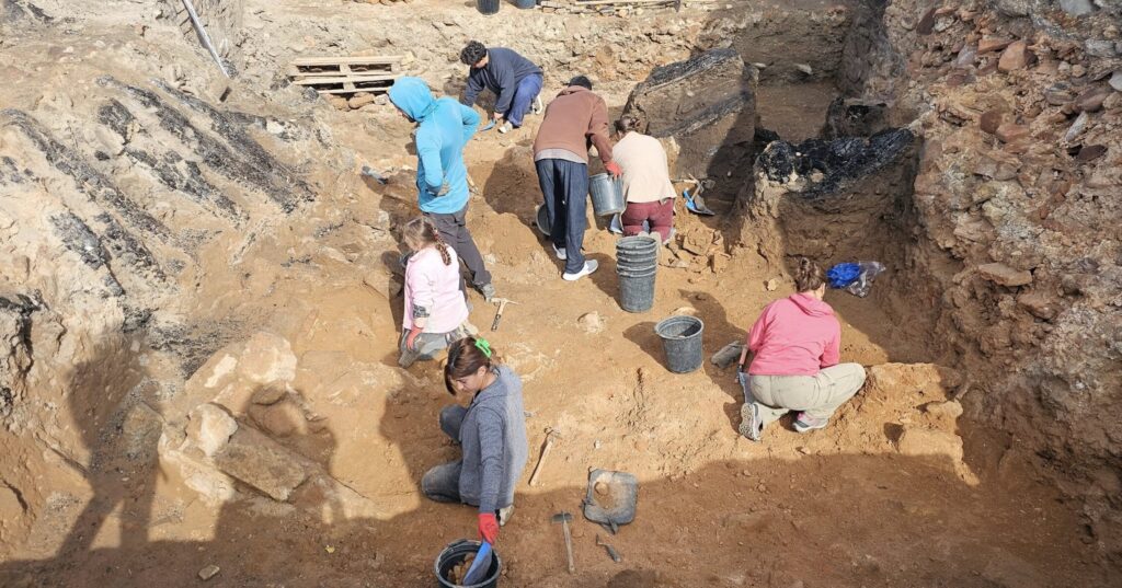 Archaeologists discover IX-X century chain mail shirt during Rustavi Palace excavation