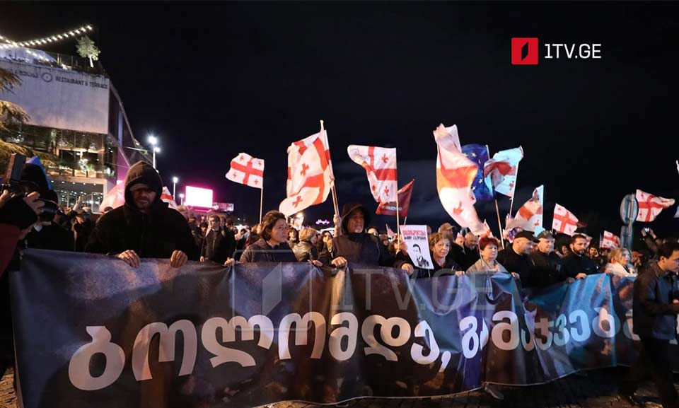В центре Тбилиси проходит акция протеста