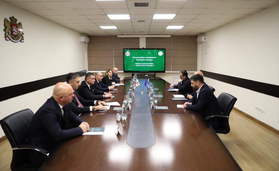 Head of Border Police meets with IOM Georgia Mission Chief