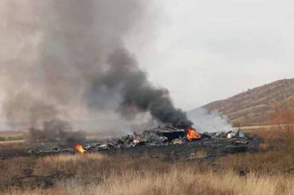 Turkish Defense Ministry confirms 20 servicemen aboard crashed military plane