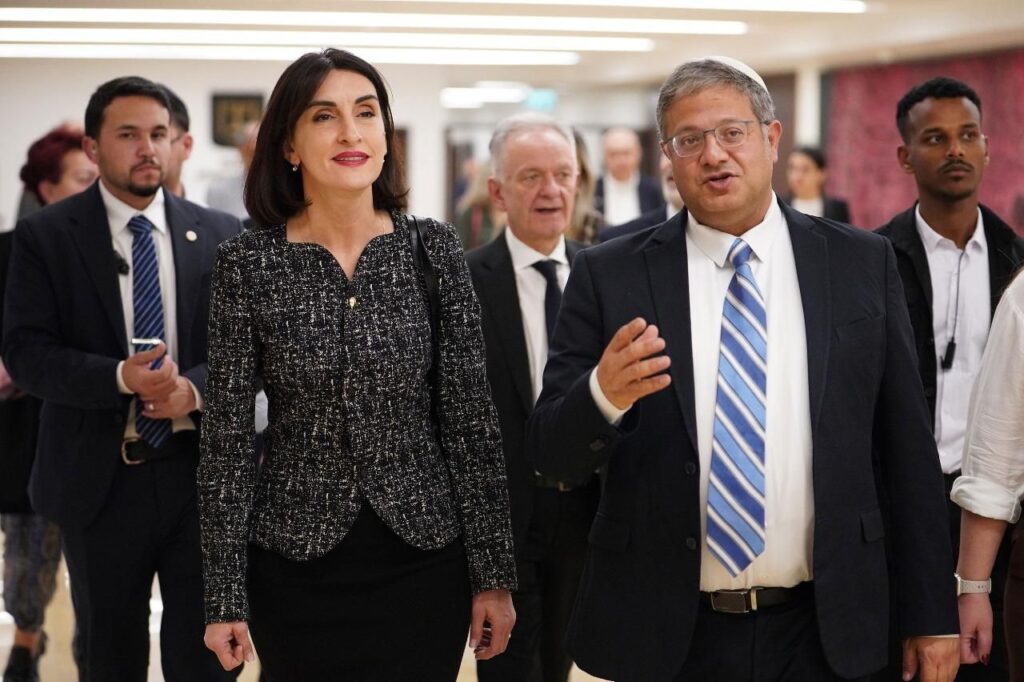 Georgian FM meets Israeli Minister of National Security